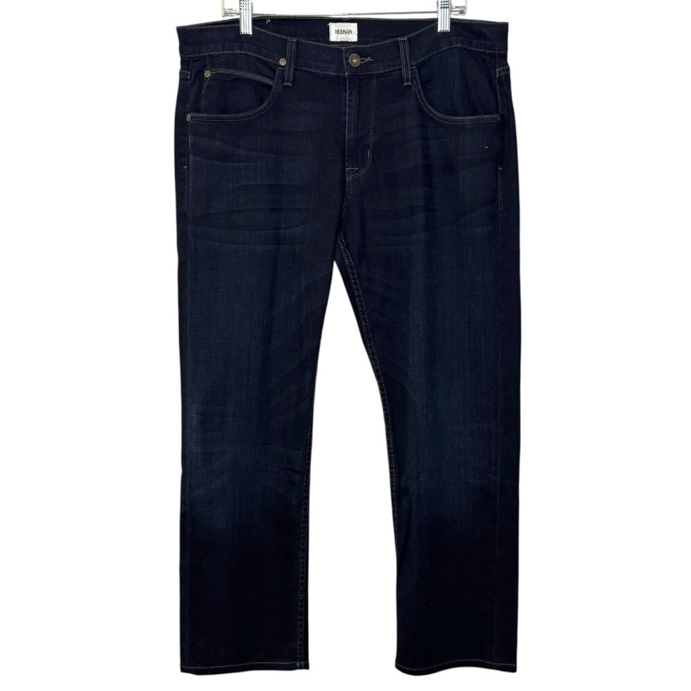 Hudson Blake slim straight jeans dark wash denim men’s waist 36 (measures 38)